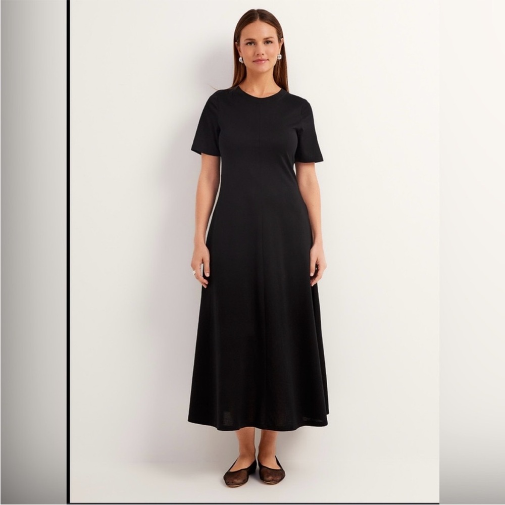 Rue Sophie Black Maxi Dress Size Medium